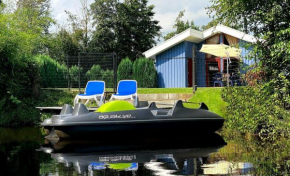 Ferienhaus am See (1 bis 4 Personen), Tretboot, Sauna, Whirlpool, Kamin